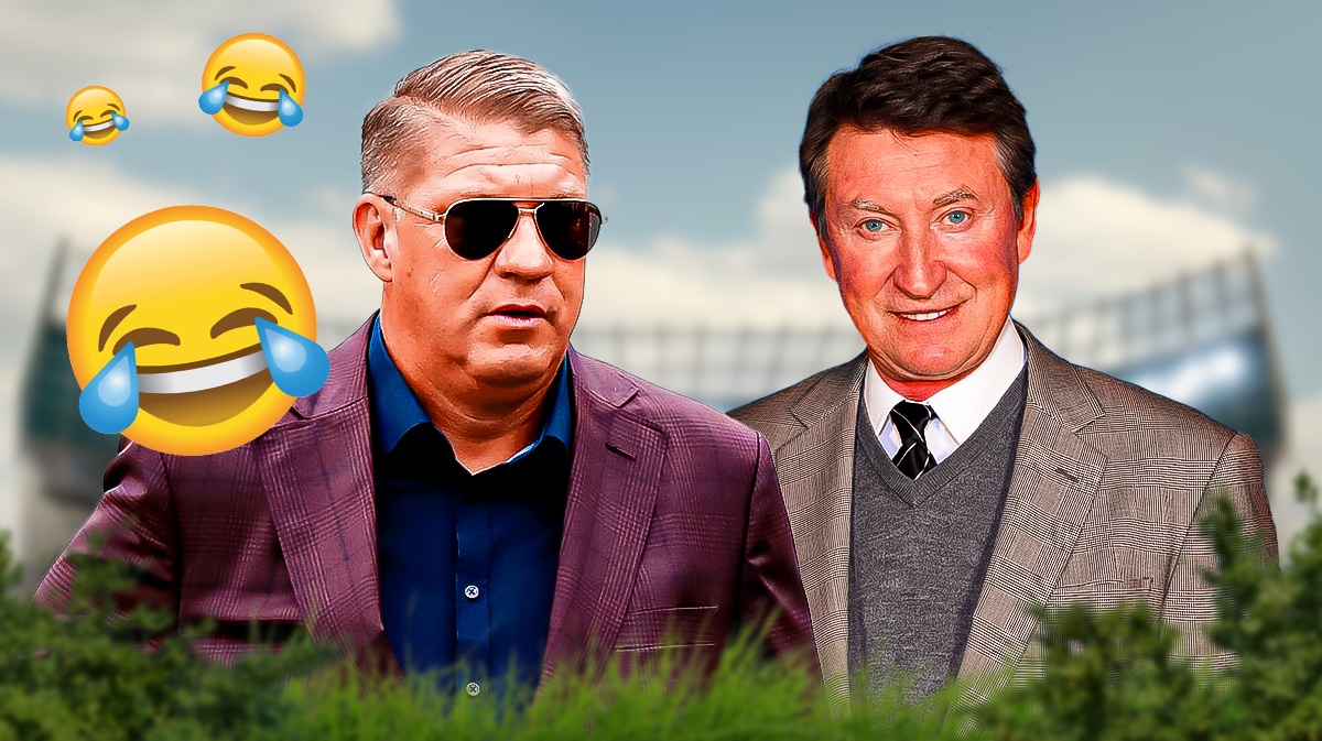 Buccaneers GM Jason Licht, hockey legend Wayne Gretzky