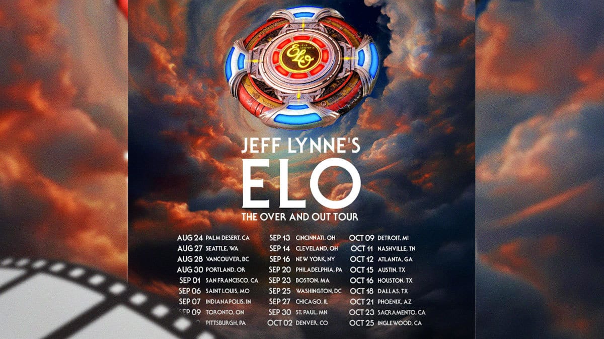 Poster for Jeff Lynne's ELO tour.