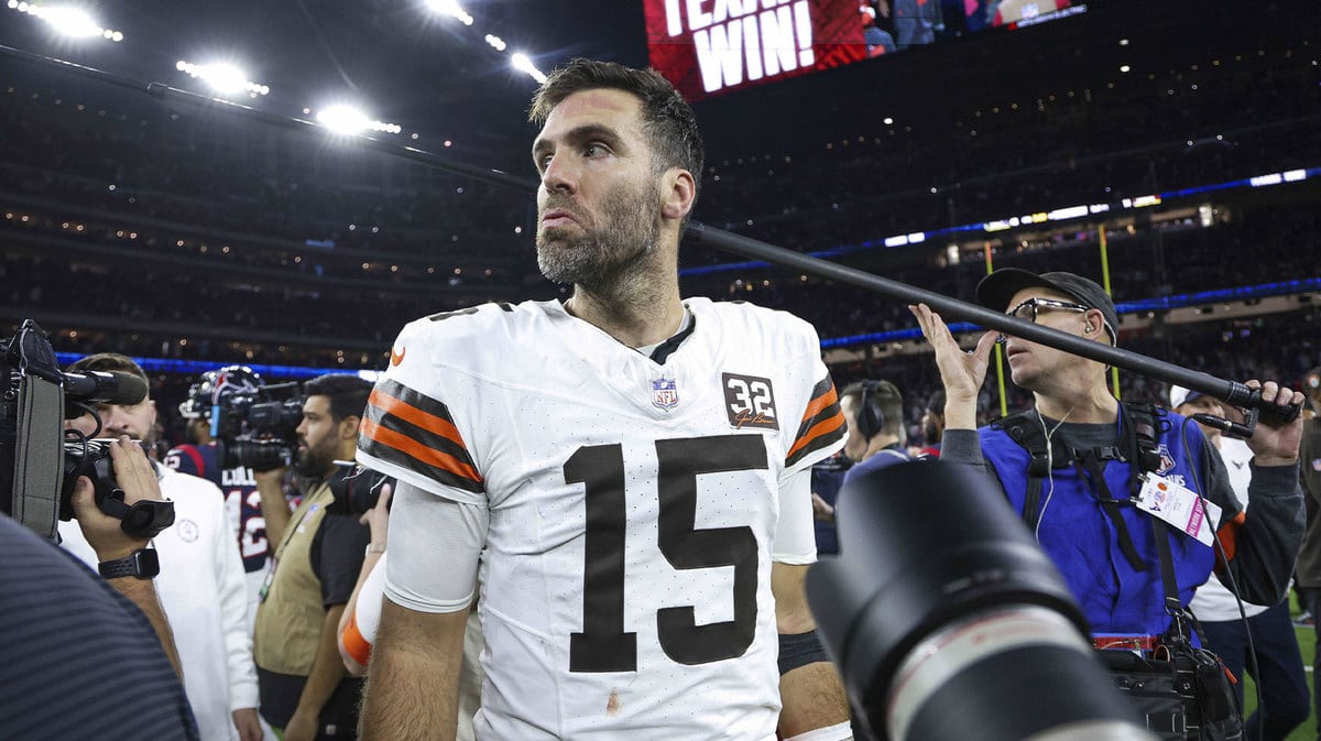Joe Flacco with Browns