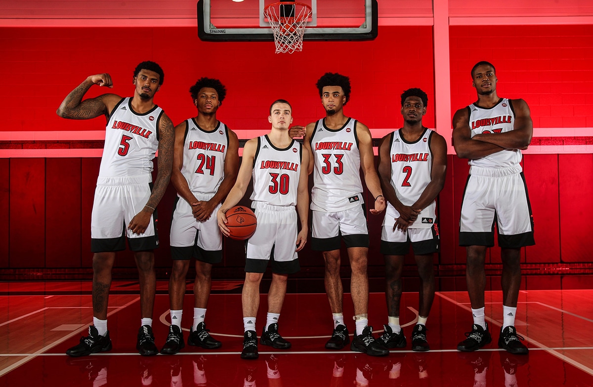 Louisville's returning six: Malik Williams, Dwayne Sutton, Ryan McMahon Jordan Nwora, Darius Perry and Steven Enoch. The team had a 20-14 record last season, finishing stronger than many had predicted for Coach Chris Mack's first year as head coach