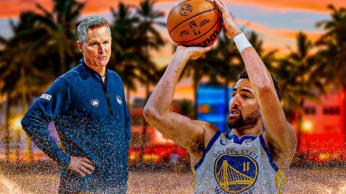Warriors' Steve Kerr and Klay Thompson