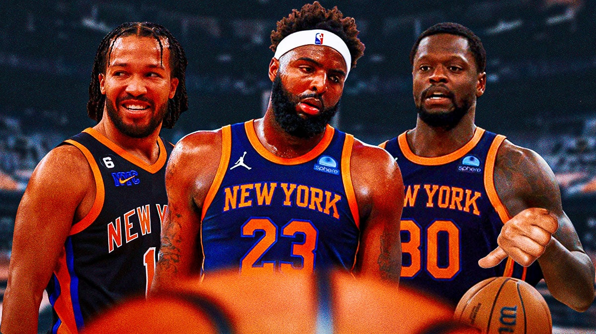 Knicks' Jalen Brunson, Mitchell Robinson, Julius Randle