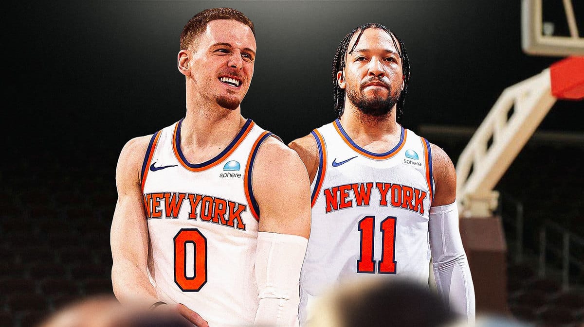 Knicks Donte DiVincenzo Jalen Brunson 3-point record