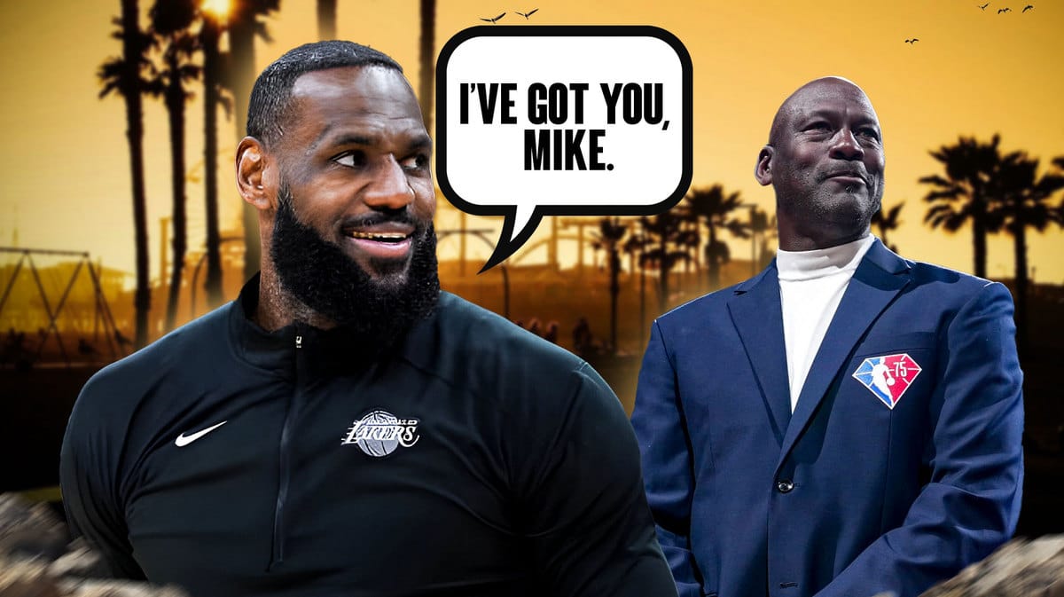 The LeBron James-Michael Jordan debate rages, but LeBron adds to his argument