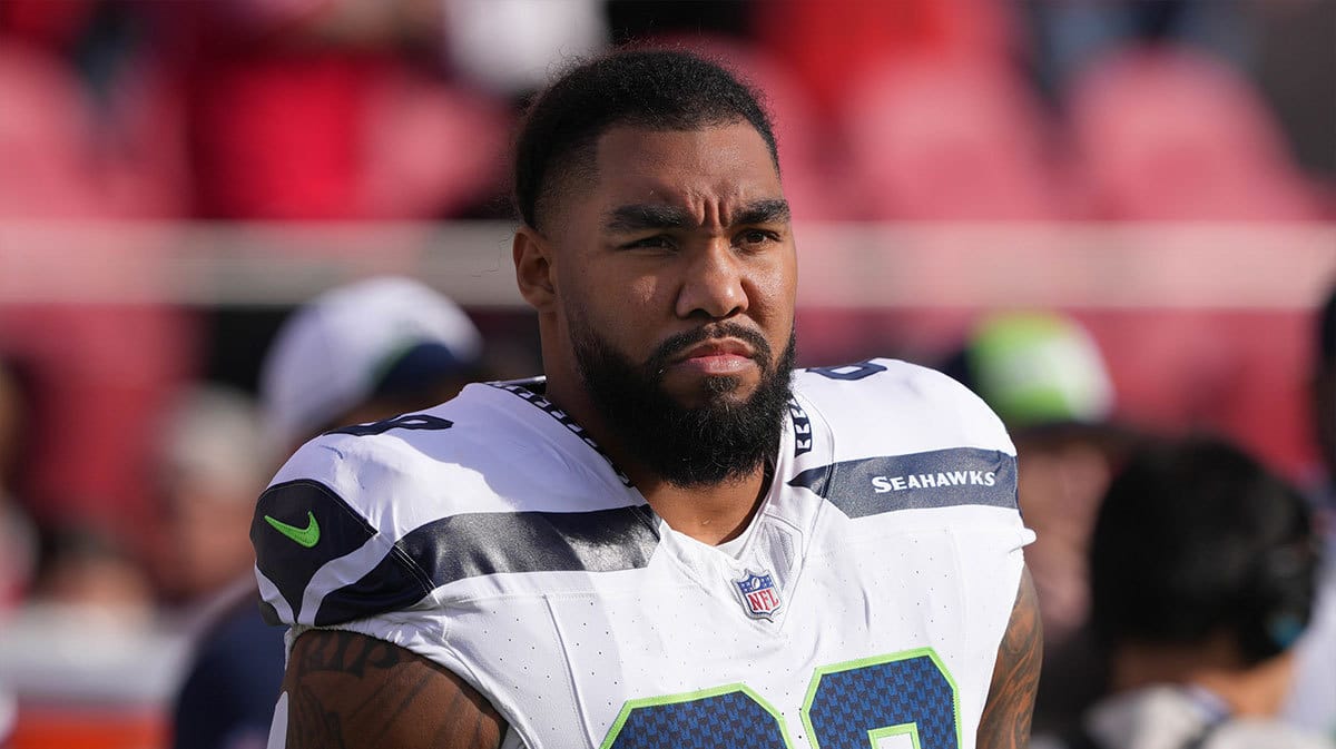 Seattle Seahawks defensive end Leonard Williams (99) before the game against the San Francisco 49ers at Levi's Stadium