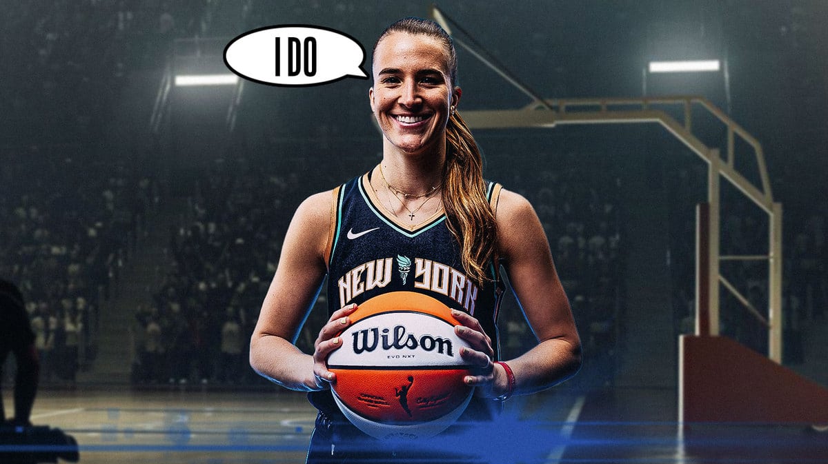 Liberty guard Sabrina Ionescu saying I do