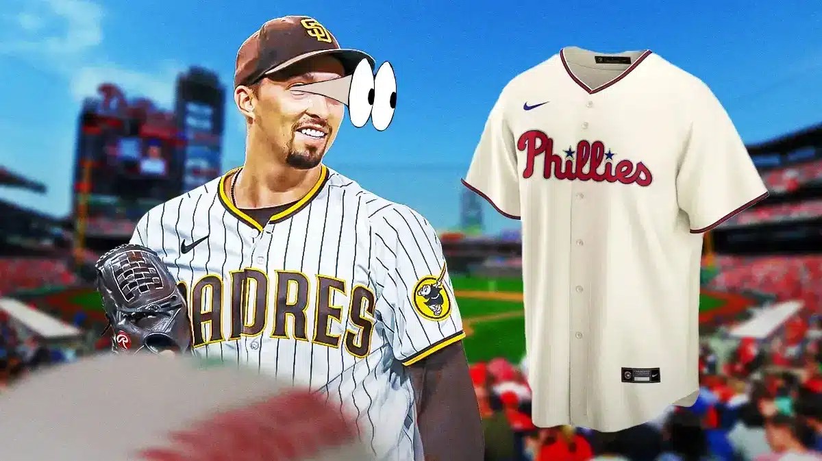 Blake Snell’s eyes popping towards a Phillies uniform