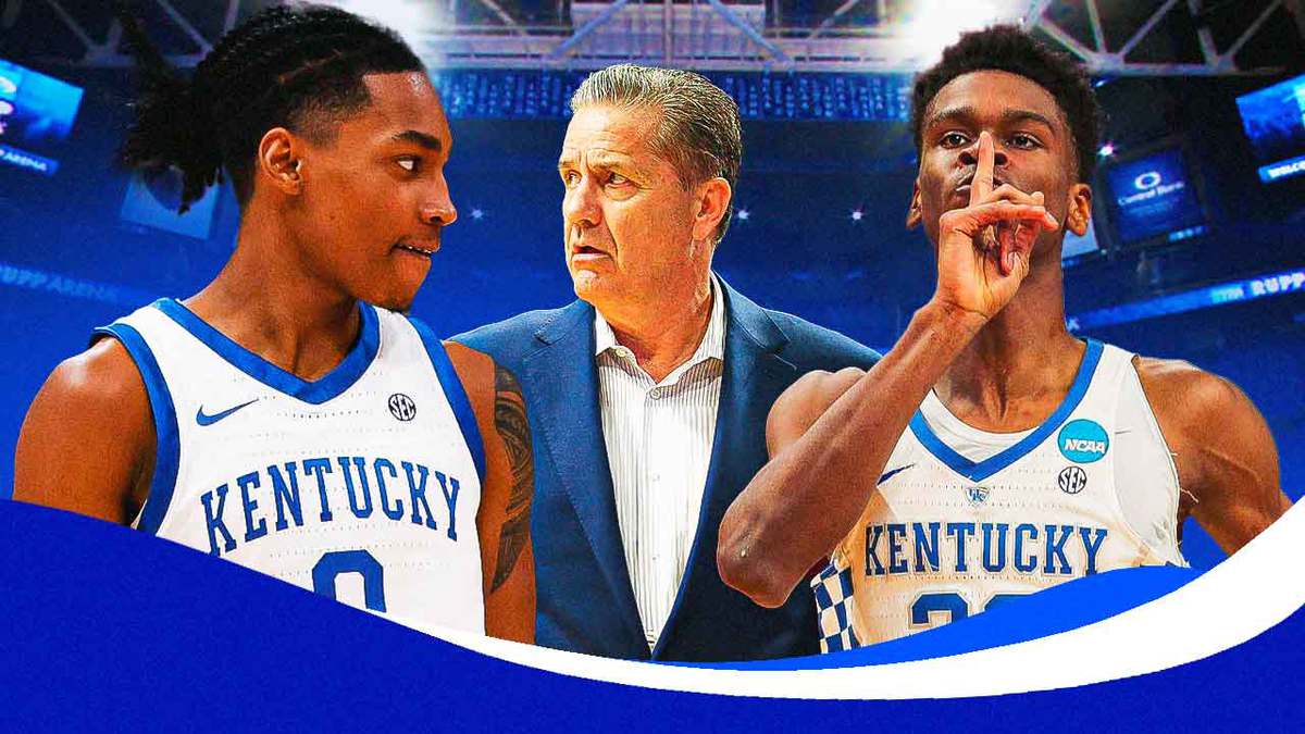 Rob Dillingham and John Calipari after March Madness loss to Oakland and Jay Wright statement