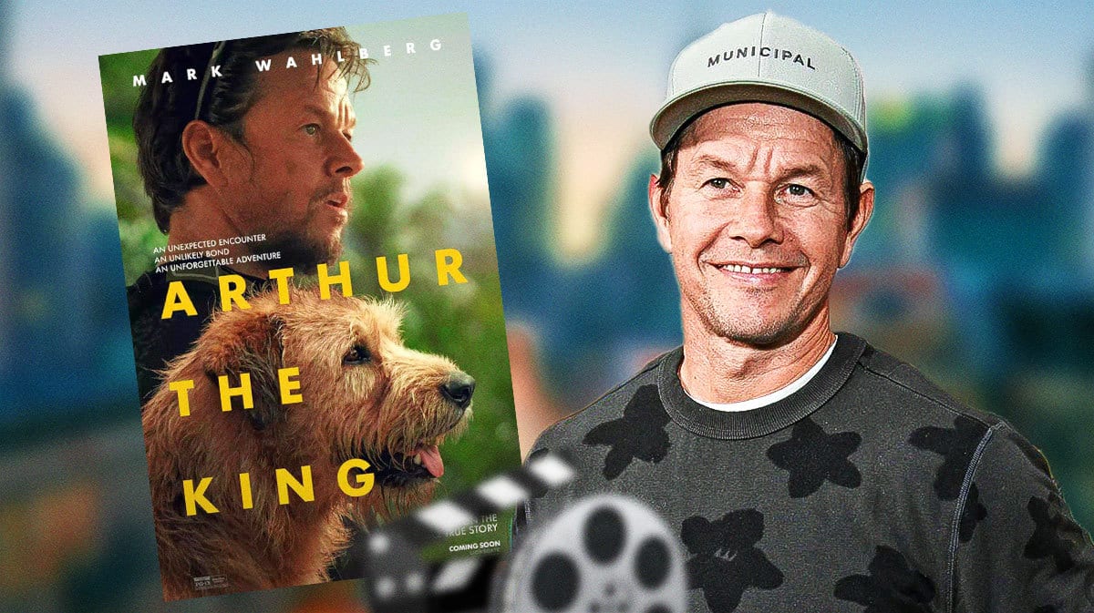 Arthur the King poster and Mark Wahlberg.
