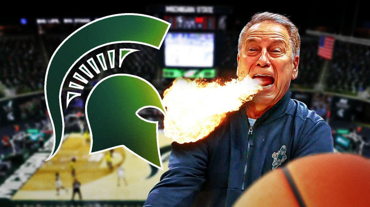Tom Izzo breathing fire