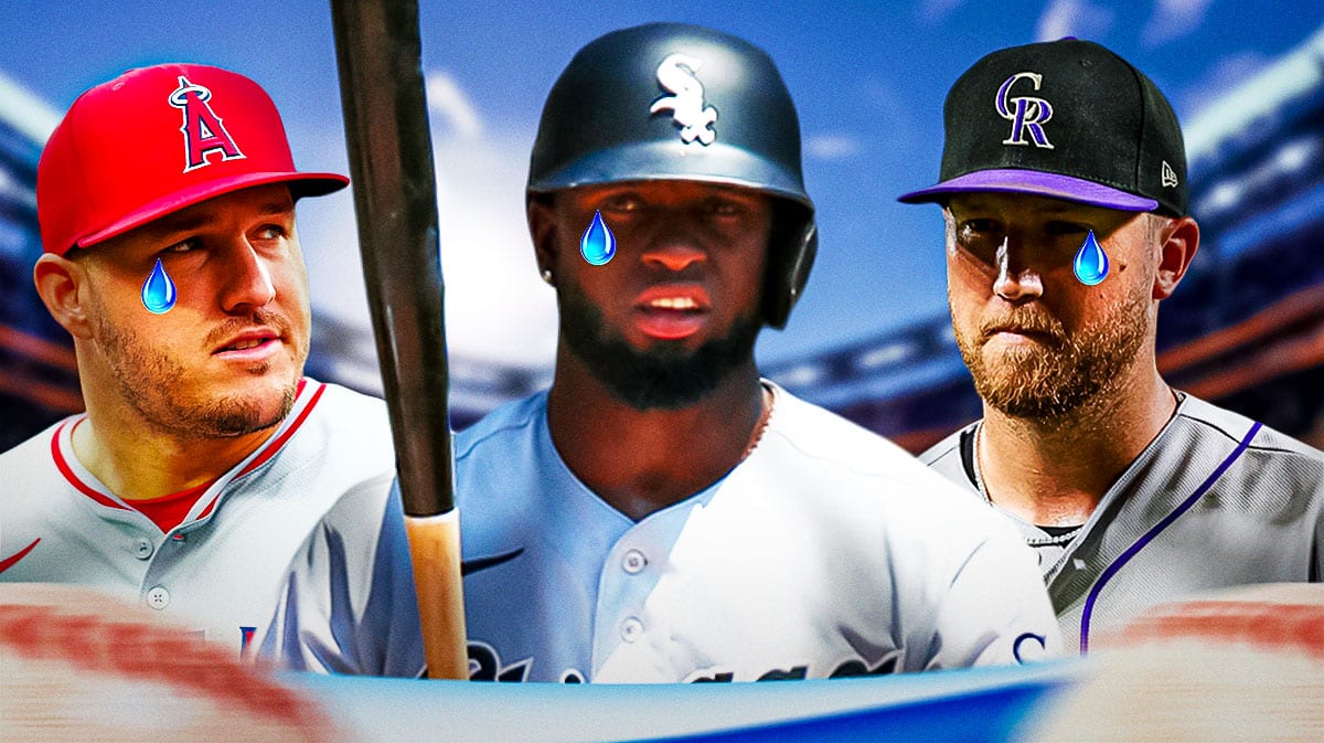 MLB: Mike Trout, Luis robert, Kyle Freeland crying