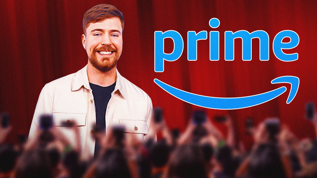 MrBeast with Prime logo.