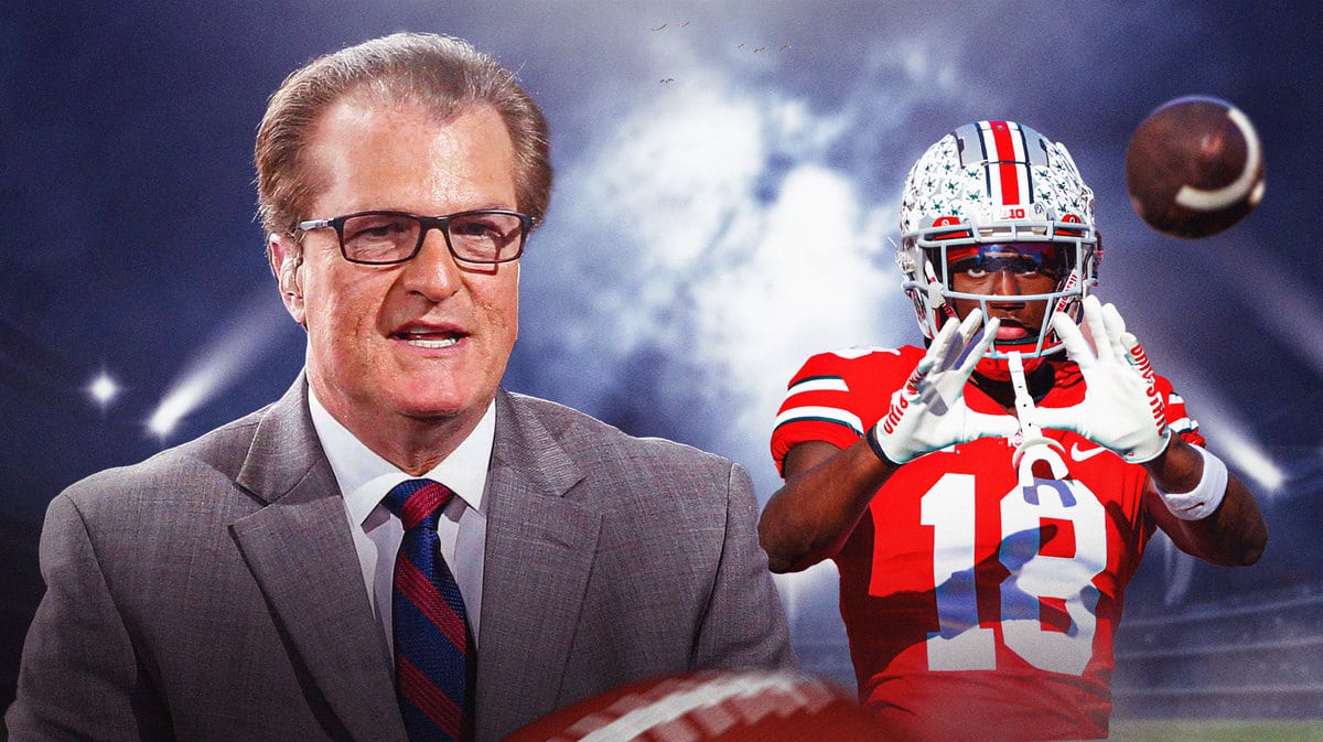 Mel Kiper Jr. and Marvin Harrison Jr.