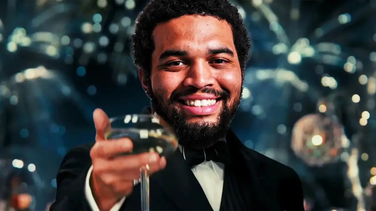 Caleb Williams as the Leo Gatsby meme