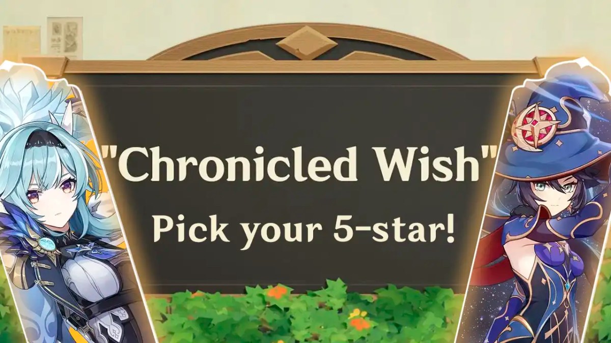 genshin impact new banner chronicled wish