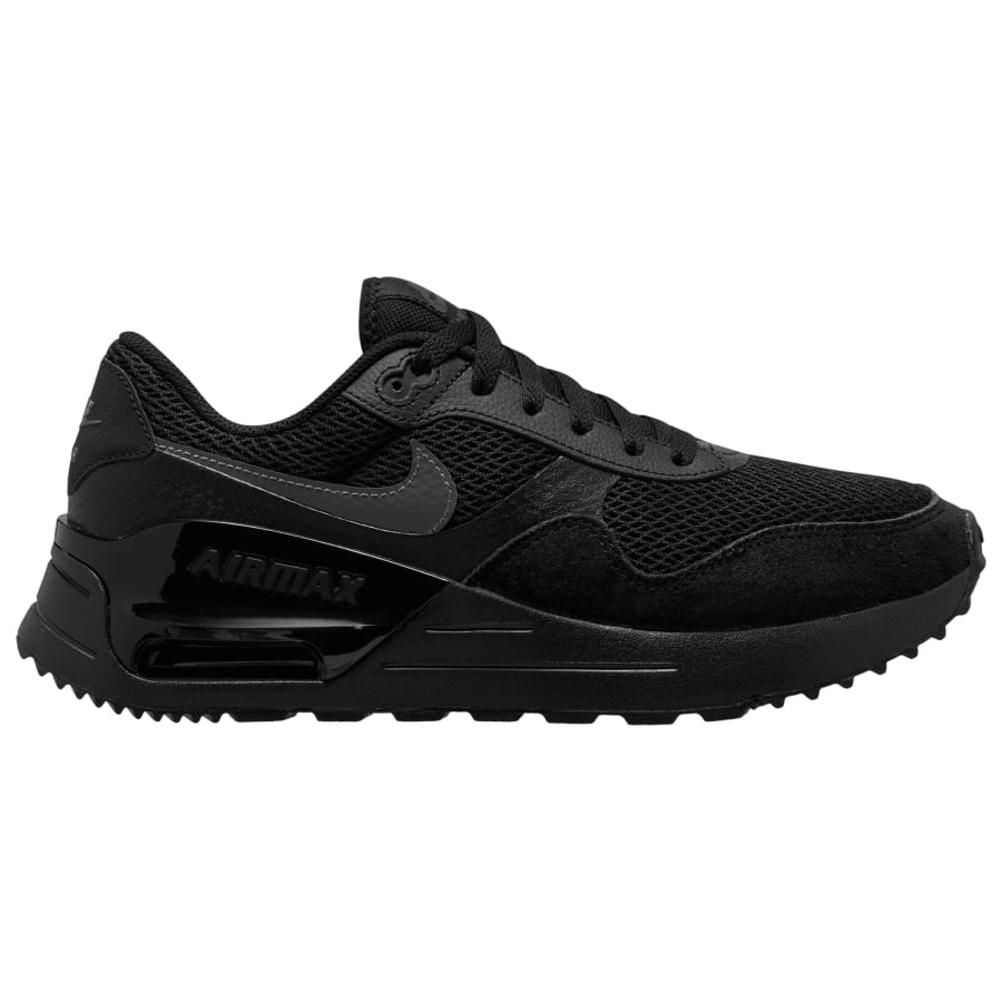 Nike Air Max System - Black/Gray/Black colorway on a white background.