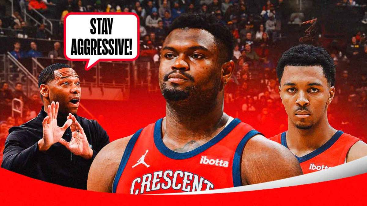 Pelicans' Willie Green, Zion Williamson and Trey Murphy III