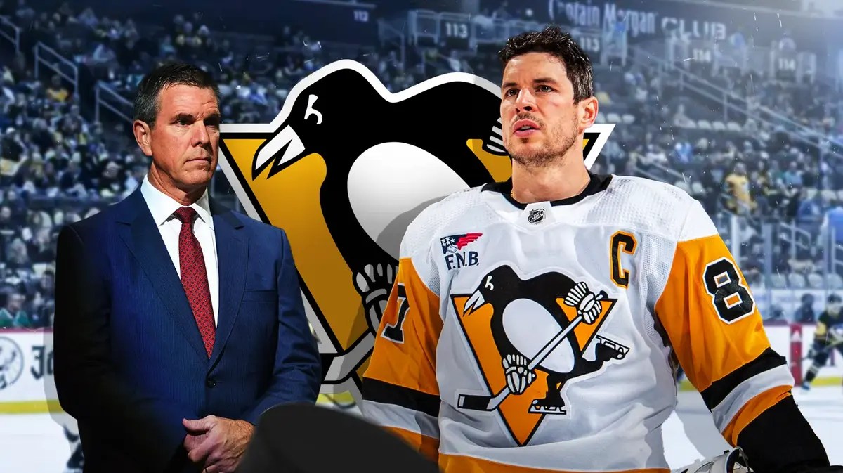 Penguins, Sidney Crosby, and Evgeni Malkin being dominated by the Oilers.