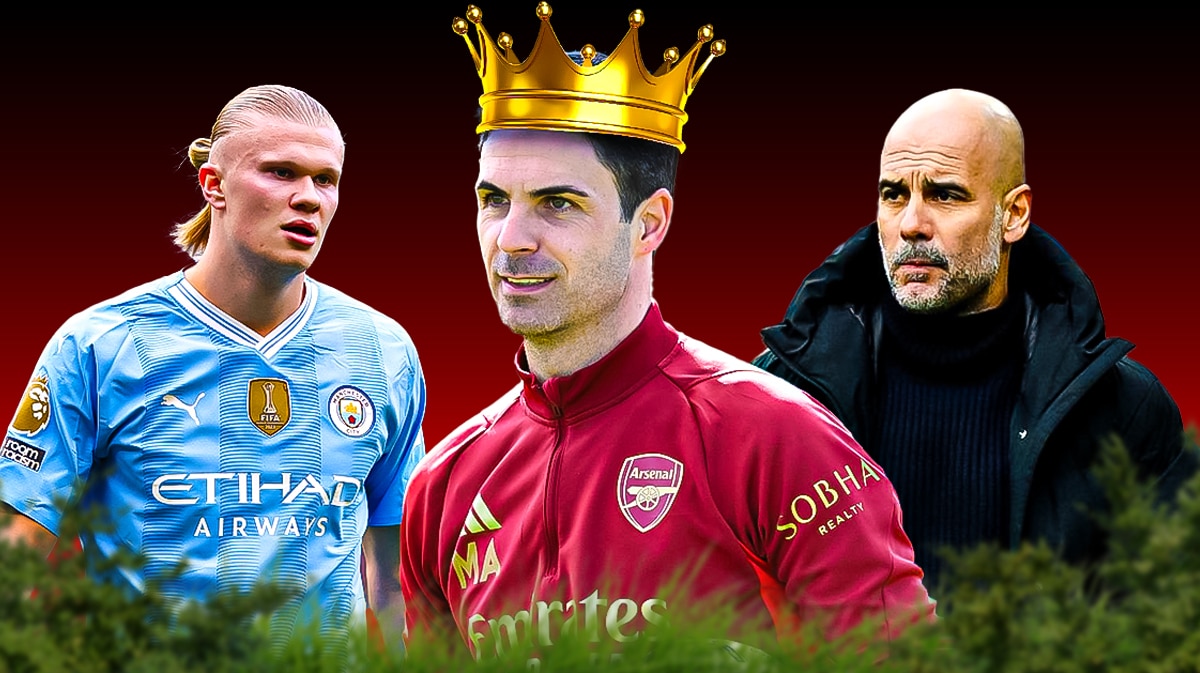 Arsenal Mikel Arteta and Manchester City Pep Guardiola amid Premier League clash