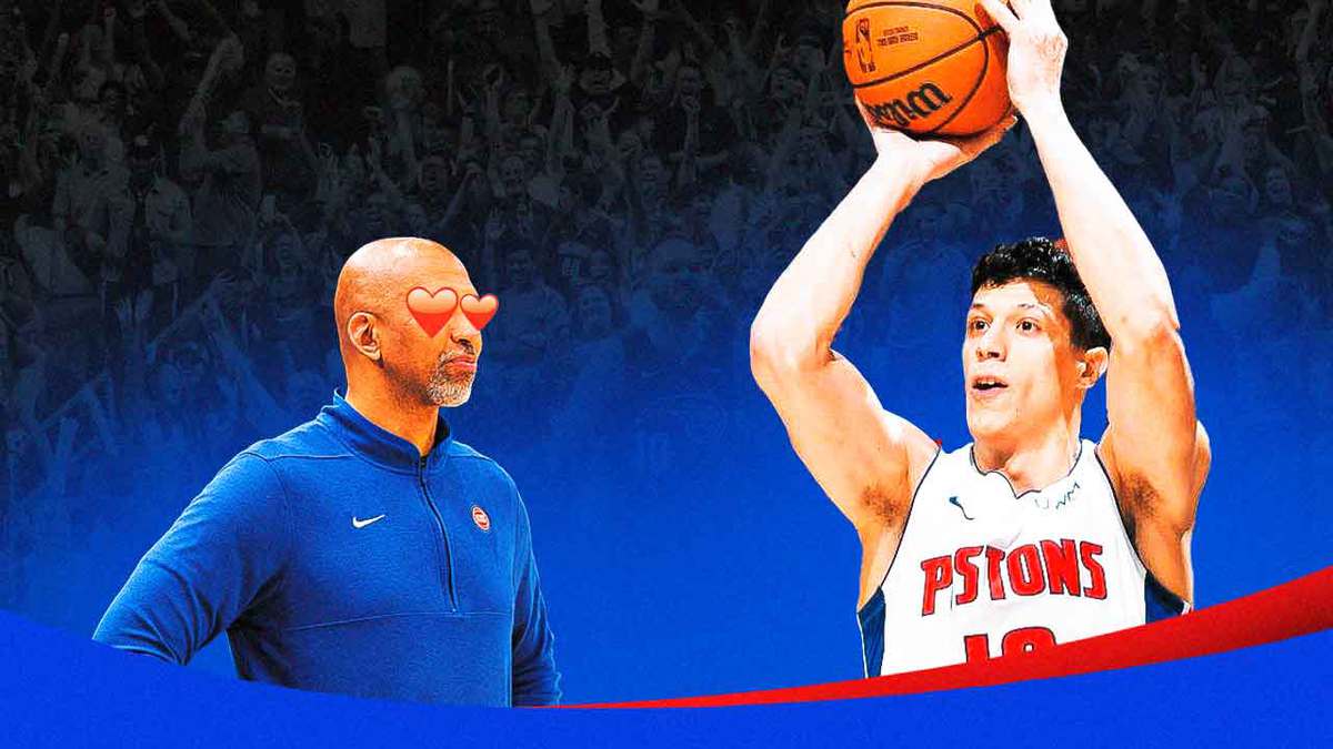 Pistons' Monty Williams and Simone Fontecchio
