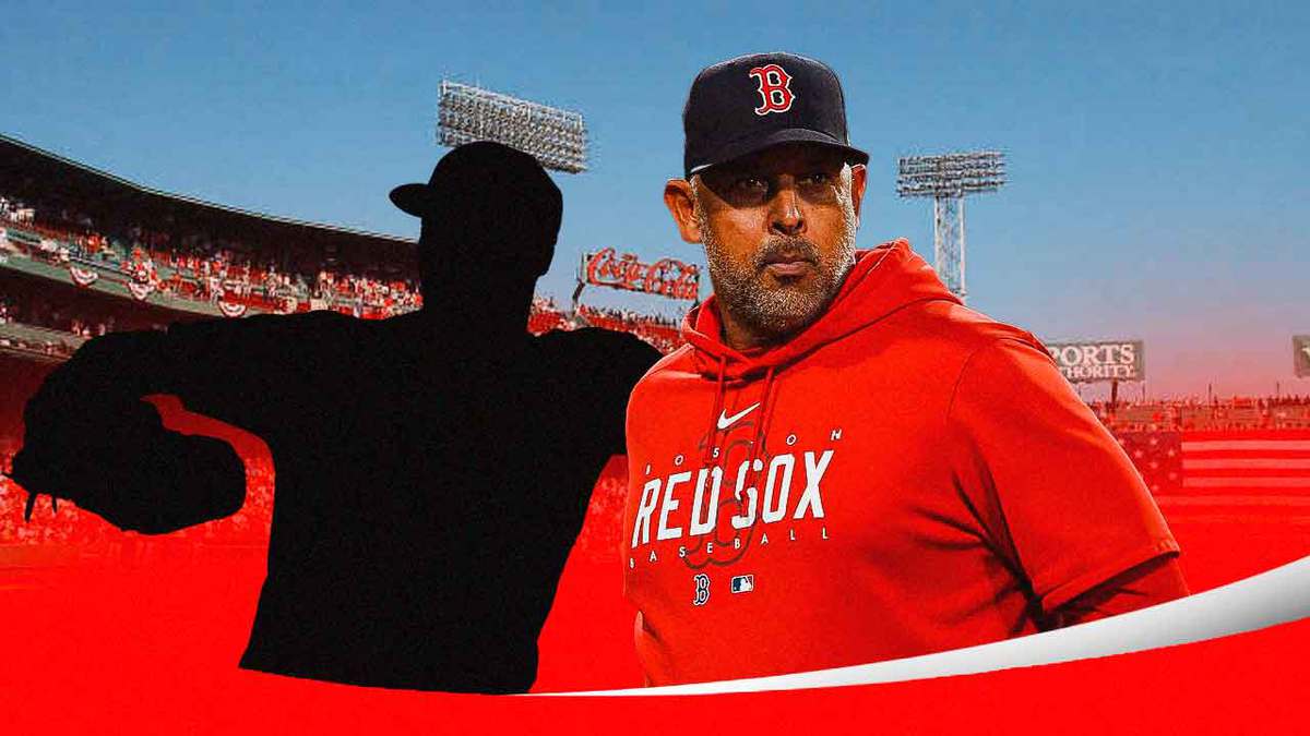 Naoyuki Uwasaa as a silhouette. Alex Cora.