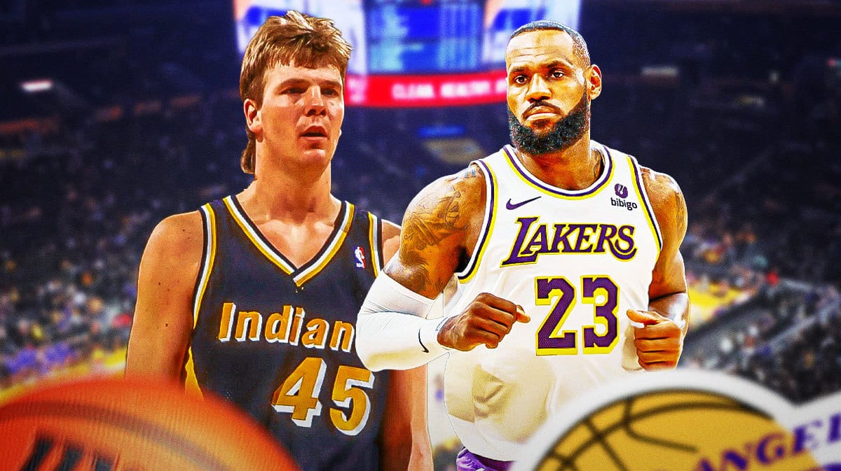 Rik Smits, LeBron James, Indiana Pacers, Los Angeles Lakers