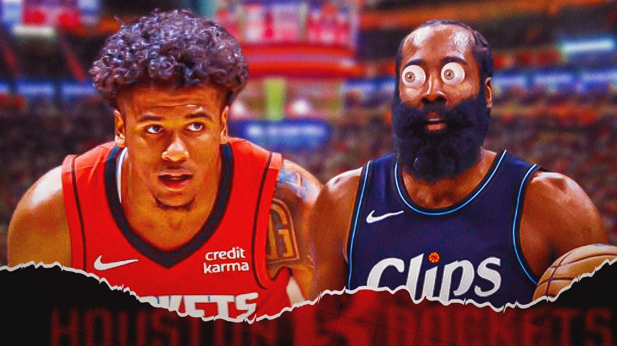 James Harden of the Clippers would be stunned by this shot.