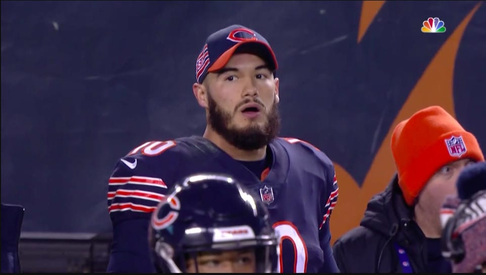 Mitchell Trubisky double doink