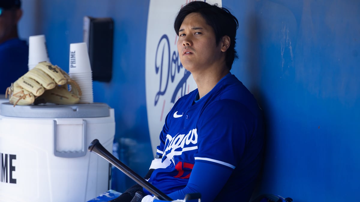 Los Angeles Dodgers designated hitter Shohei Ohtani against the Seattle Mariners