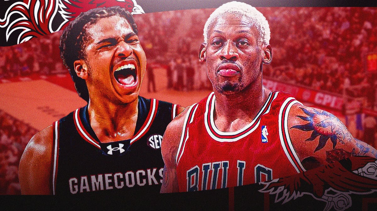 South Carolina freshman Collin Murray-Boyles is drawing comparisons to Pro Basketball Hall of Famer Dennis Rodman.