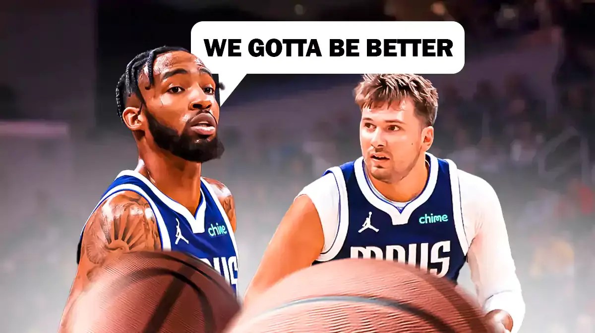 Derrick Jones Jr. saying “We gotta be better”, Luka Doncic