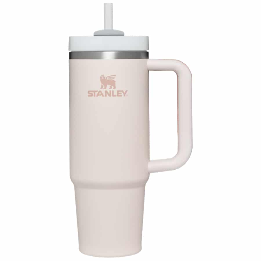 Stanley The Quencher H2.0 Flowstate Tumbler 30 Oz. - Cream Quartz color on a white background.