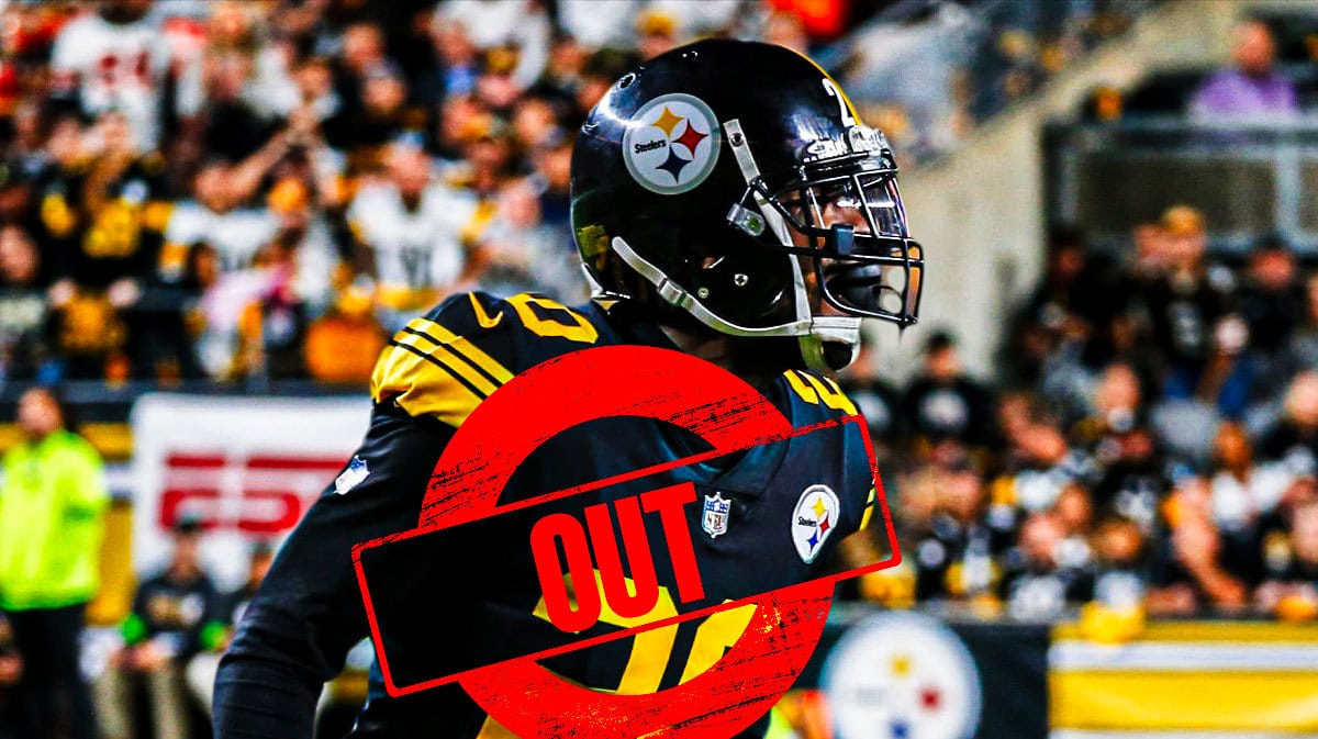 Steelers' Patrick Petersen with “OUT” stamped over him