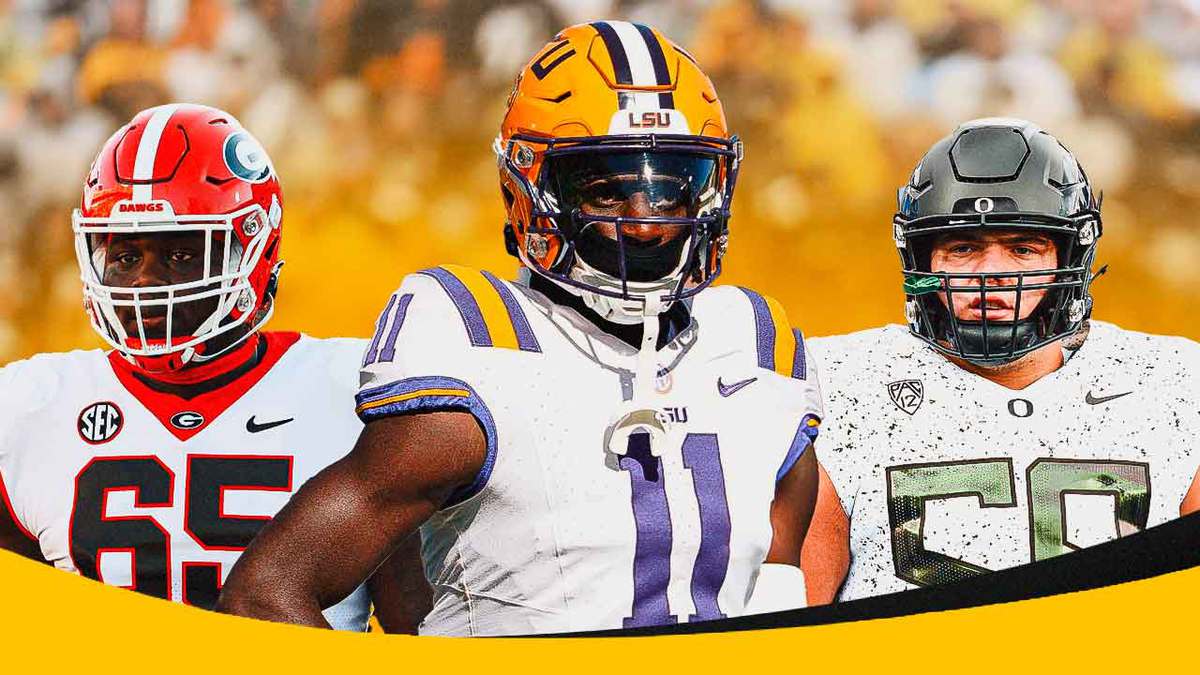 Amarius Mims Georgia, Brian Thomas Jr. LSU, Jackson Powers-Johnson Oregon