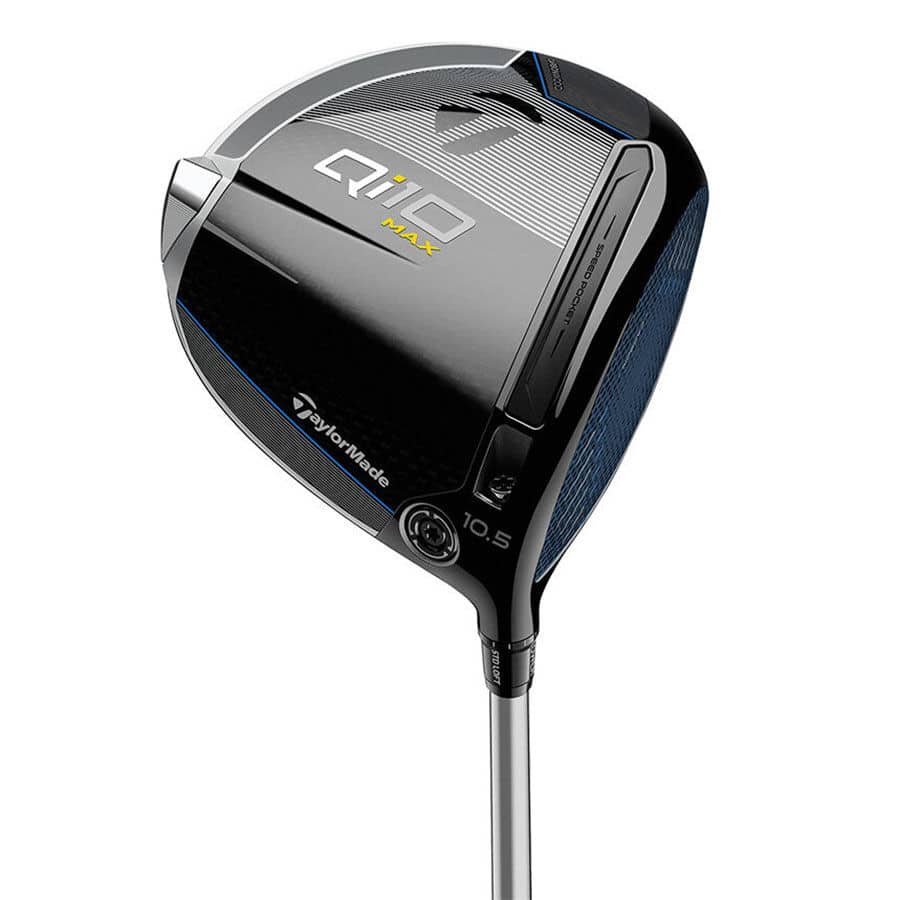 TaylorMade Qi10 Max Driver on a white background.