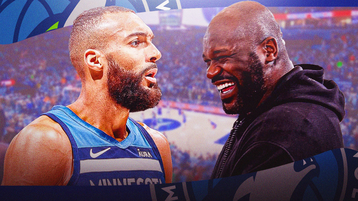 Timberwolves' Rudy Gobert and Shaquille O'Neal