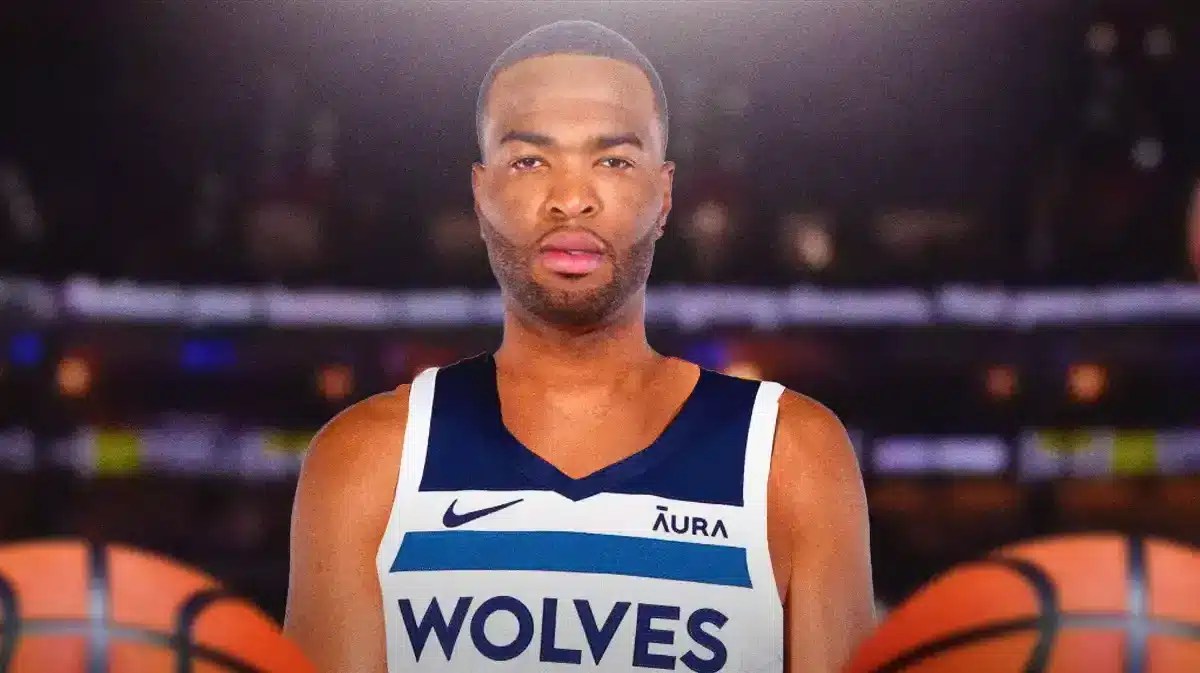 Photo: TJ Warren in Timberwolves jersey in action