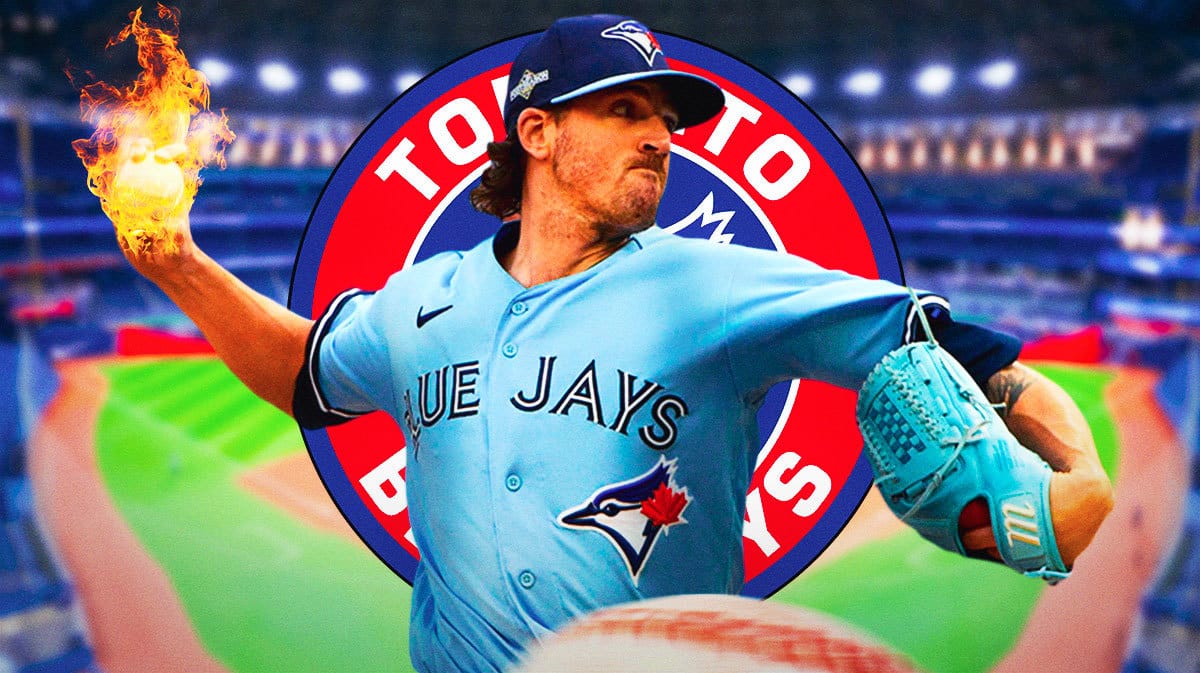 Blue Jays Kevin Gausman throwing with his arm on fire at Rogers Centre