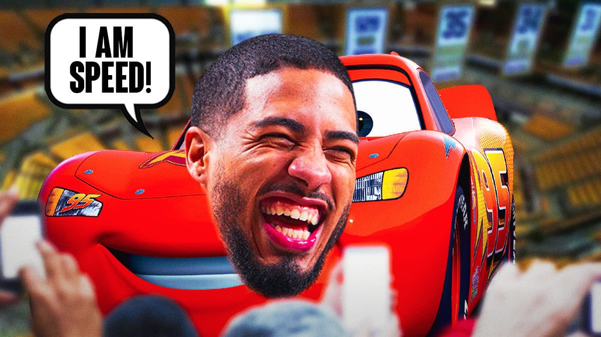Pacers' Tyrese Haliburton edited into Lightning McQueen