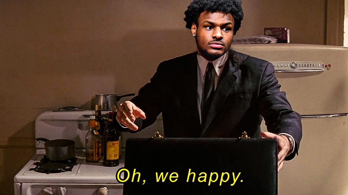 Bronny James (USC basketball) as Vincent Vega