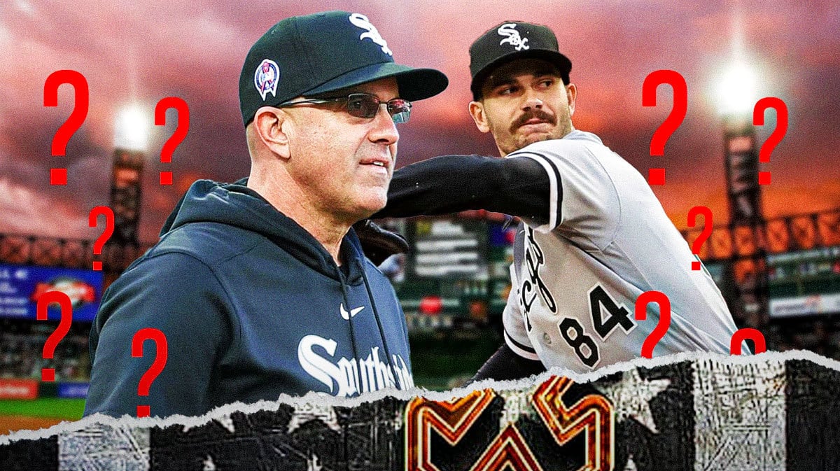 White Sox’s Pedro Grifol looking at Dylan Cease pitching, with question marks all over Cease