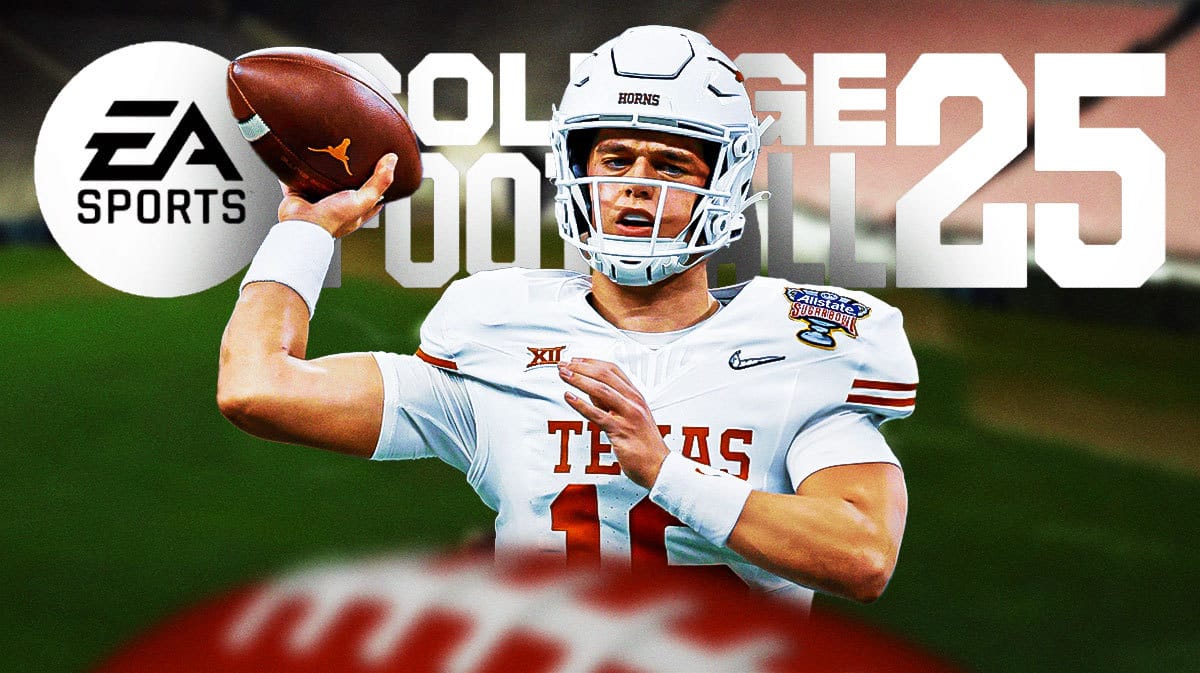 Arch Manning on cover of EA Sports College Football 25 video game