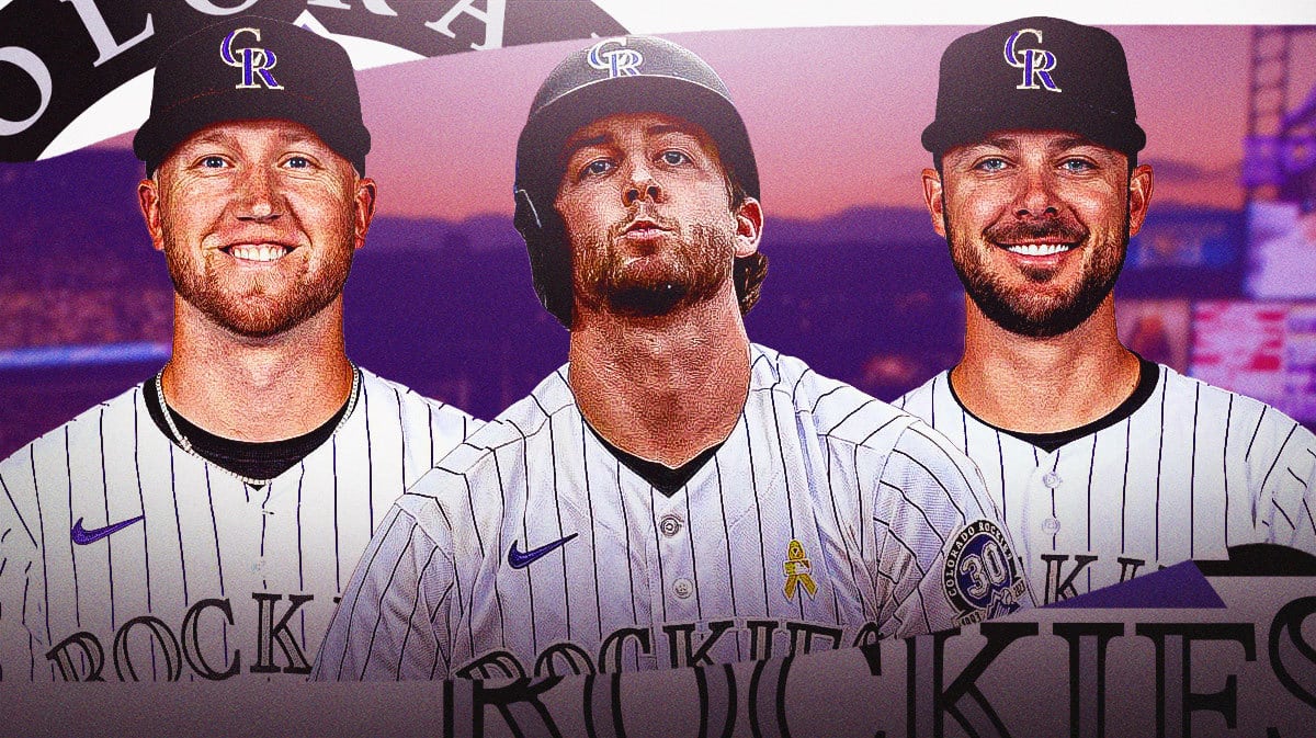 Rockies Kris Bryant, Kyle Freeland, Ryan McMahon