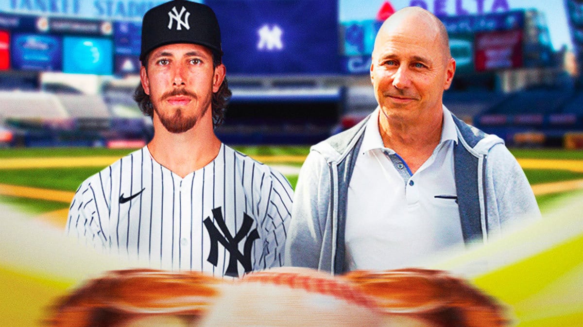 Michael Lorenzen in a Yankees uniform, Brian Cashman