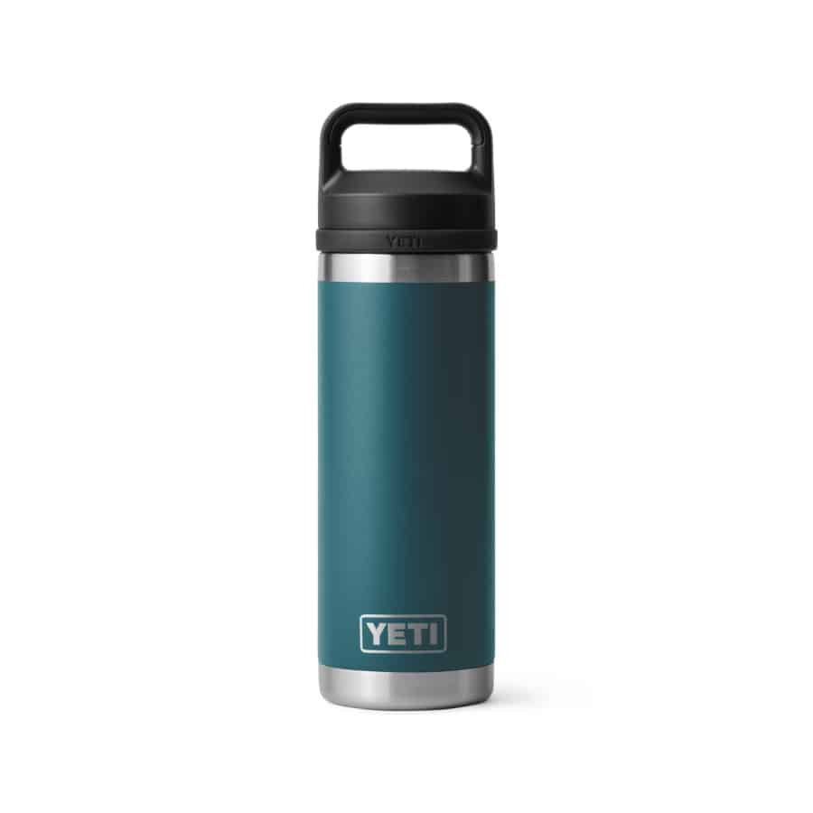 Yeti Rambler 18 Oz. Water Bottle - Agave Teal color on a white background.
