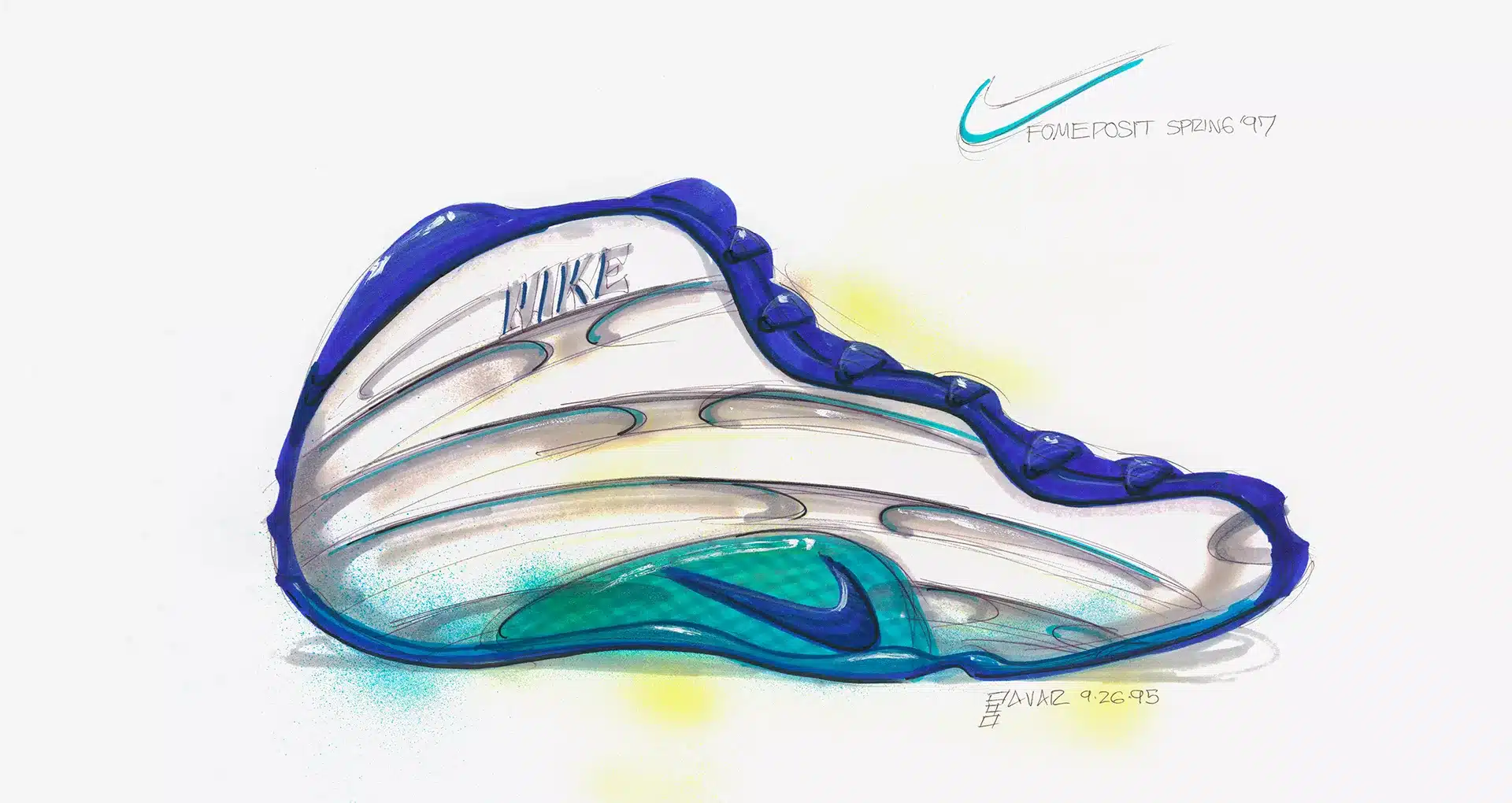 Eric Avar Nike Foamposite sketch