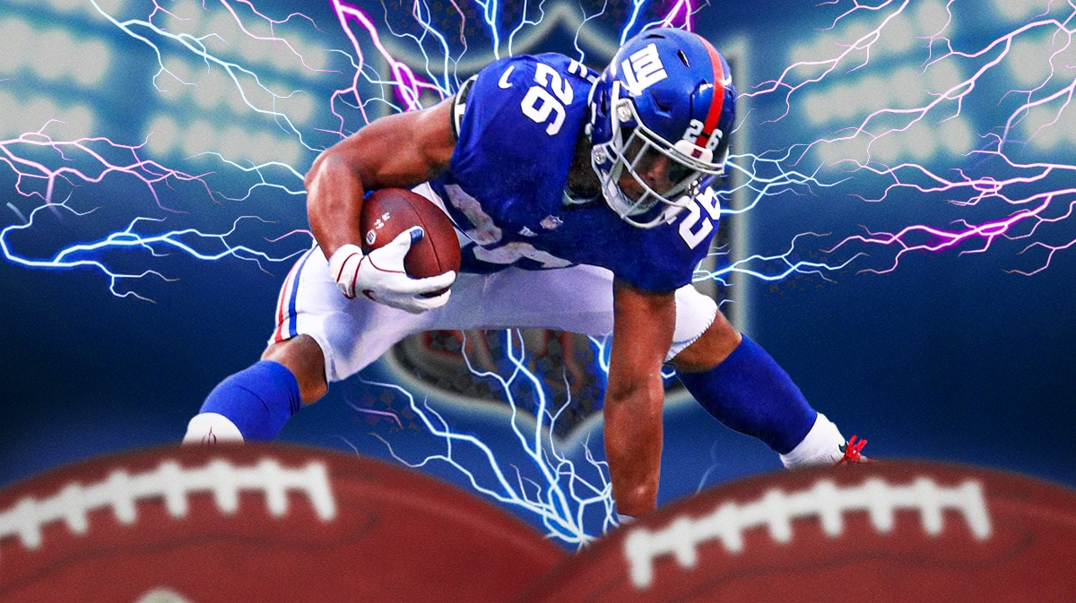 'Electric' New York Giants running back Saquon Barkley