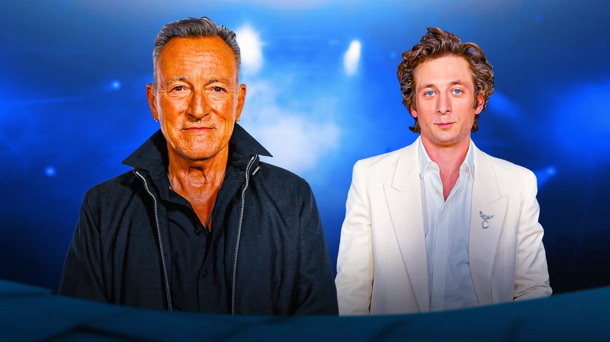 Bruce Springsteen and Jeremy Allen White.