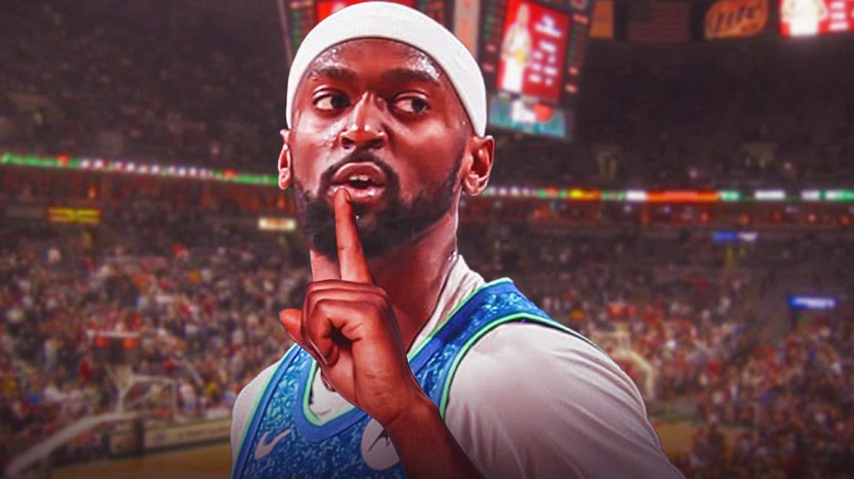 Bobby Portis shushing