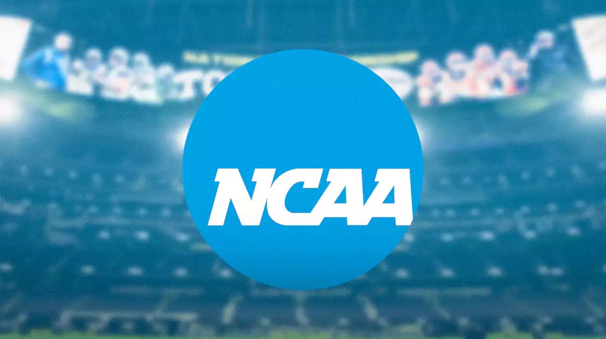 college football, helmet communication, two-minute warning, helmet communication college football, two-minute warning college football, NCAA College football logo with last year’s national championship field in the background